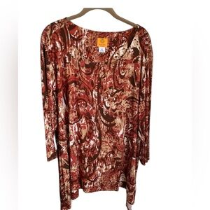 Ruby Road plus Size 3X Women’s Sharkbite Top